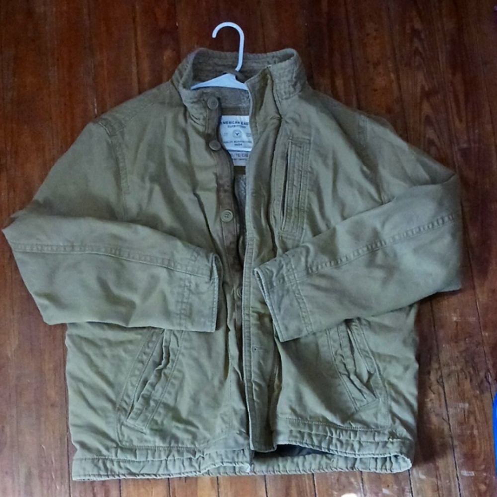 American Eagle jacket sherpa lined